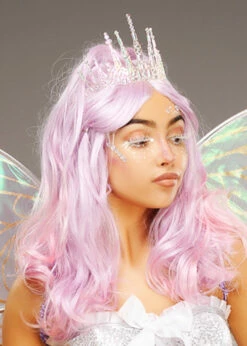 Magical Fairy Iridescent Tiara Crown Headpiece -PartyPersona Store iridescent fairy tiara 02