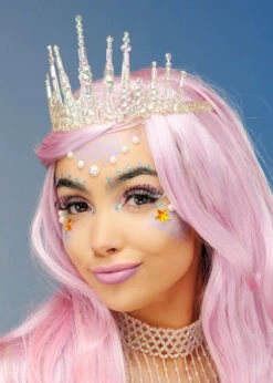 Iridescent Mermaid Tiara Crown Headpiece