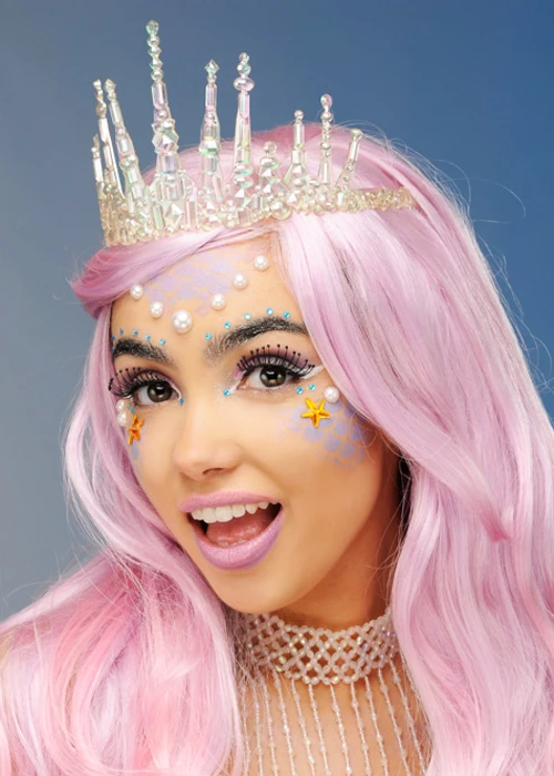 Iridescent Mermaid Tiara Crown Headpiece 4 Iridescent Mermaid Tiara Crown Headpiece - Image 2