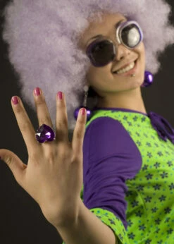 70s Fancy Dress Large Jewel Ring