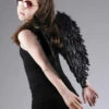 Kids Size Black Feather Angel Wings 1 Kids Size Black Feather Angel Wings -PartyPersona Store kids black feather wings 52821