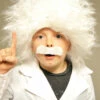 Kids Einstein Style Mad Scientist White Wig And Moustache 1 Kids Einstein Style Mad Scientist White Wig And Moustache -PartyPersona Store kids einstein wig and moustache