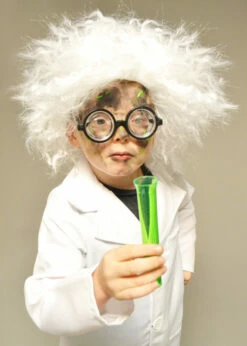 Childrens Mad Scientist Accessory Kit With Wig