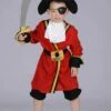 Boys Red Pirate Captain Costume -PartyPersona Store kids pirate captain costume