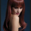 Ladies Long Auburn Fever Sienna Wig -PartyPersona Store ladies long auburn fever sienna wig