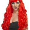 Ladies Long Red Curly Desire Wig -PartyPersona Store ladies long red desire wig