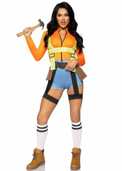 Womens Leg Avenue Construction Worker Costume