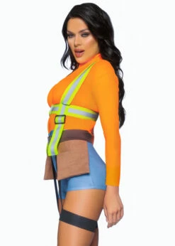 Womens Leg Avenue Construction Worker Costume -PartyPersona Store leg avenue construction worker costume 87108 03