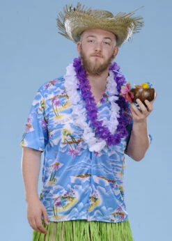 Blue Hawaiian Shirt