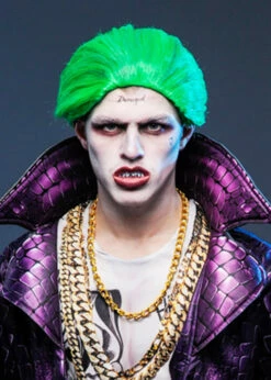 Best Seller -PartyPersona Store mens green suicide the joker wig 01