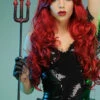 Dark Mermaid Prop Glitter Trident -PartyPersona Store mermaid trident