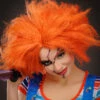 Womens Childsplay Messy Ginger Chucky Wig -PartyPersona Store orange chucky wig 61022