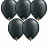 Halloween Party Pearl Onyx Black Balloons Pack 5 -PartyPersona Store pearl onyx black balloons pack 5 43770