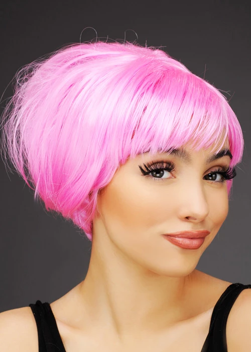 Adult Size Greatest Showman Anne Wheeler Style Pink Wig 4 Adult Size Greatest Showman Anne Wheeler Style Pink Wig - Image 2