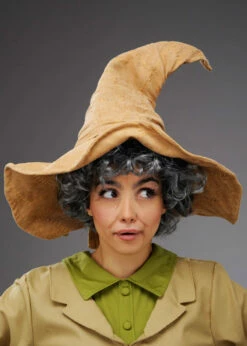 Professor Sprout Style Deluxe Brown Witch Hat