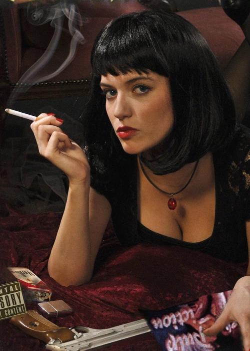 Pulp Fiction Style Black Mia Wig 3 Pulp Fiction Style Black Mia Wig