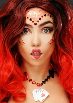 Queen Of Hearts Glitter Make-Up Kit -PartyPersona Store queen of hearts make up kit ST1087 01