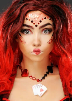 Queen Of Hearts Glitter Make-Up Kit -PartyPersona Store queen of hearts make up kit ST1087 03