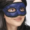 Blue Glitter Masked Ball Eye Mask -PartyPersona Store royal blue glitter eyemask EM032