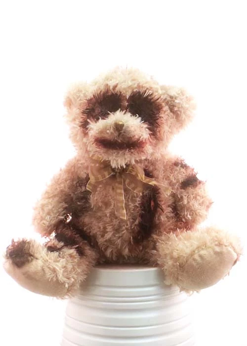 Halloween Scruffy Brown Zombie Teddy Bear 3 Halloween Scruffy Brown Zombie Teddy Bear