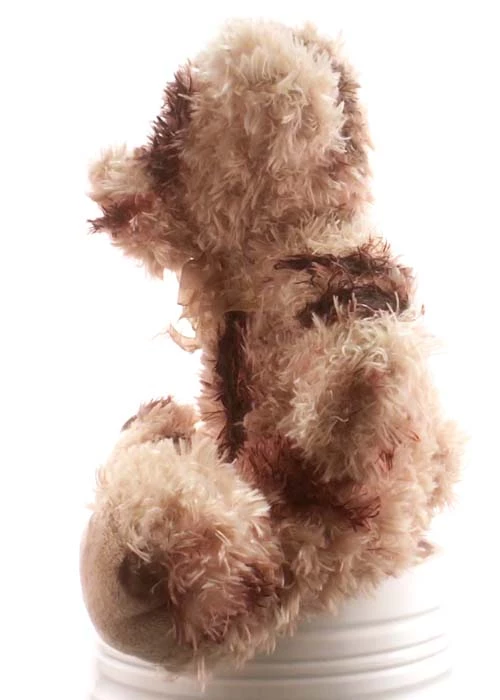Halloween Scruffy Brown Zombie Teddy Bear 5 Halloween Scruffy Brown Zombie Teddy Bear - Image 3