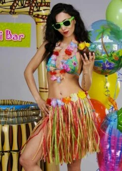 Hawaiian Flower Hula Skirt