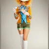 Womens Wonderland Crazy Mad Hatter Costume