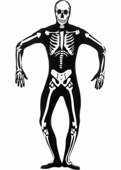 Adult Skeleton 2nd Skin Jumpsuit Costume