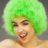 Bright Green Curly Pop Wig 1 Bright Green Curly Pop Wig -PartyPersona Store st patricks day green curly pop wig