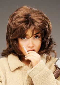 Stranger Things Style Brown Joyce Byers Wig 7 Stranger Things Style Brown Joyce Byers Wig -PartyPersona Store stranger things winona ryder wig 02