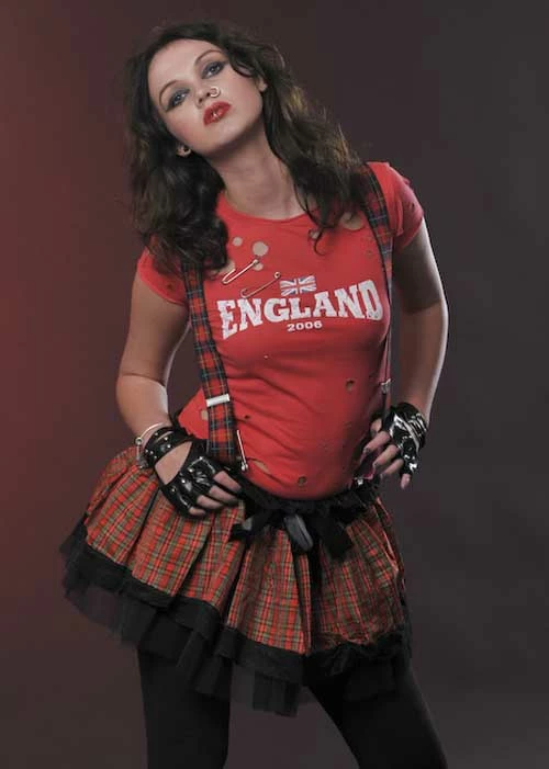 80s Punk Rock Style Fancy Dress Tartan Braces 4 80s Punk Rock Style Fancy Dress Tartan Braces - Image 2