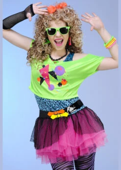 Childrens Totally Awesome 80s Girl Costume