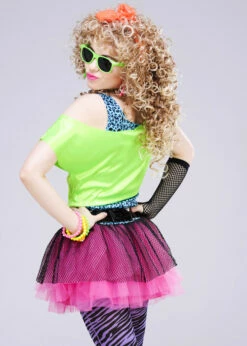 Childrens Totally Awesome 80s Girl Costume -PartyPersona Store teen 80s girl costume 999463 03