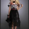 Teen Girls Dead Zombie Prom Queen Costume -PartyPersona Store teen zombie prom queen 996997
