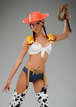 Womens Jessie Style Playful Cowgirl Costume 11 Womens Jessie Style Playful Cowgirl Costume -PartyPersona Store toy story jessie costume 5117 04