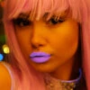 UV Neon Pastel Lilac Lipstick Make-Up -PartyPersona Store uv pastel lilac lipstick