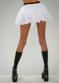 Womens 80s White Lace Petticoat Tutu -PartyPersona Store white lace tutu underskirt 30306 02