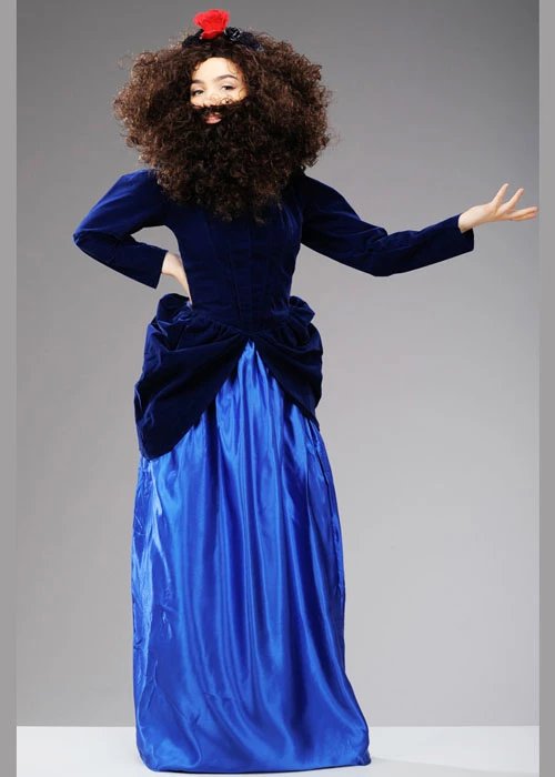 Greatest Showman Style Bearded Lady Costume 3 Greatest Showman Style Bearded Lady Costume