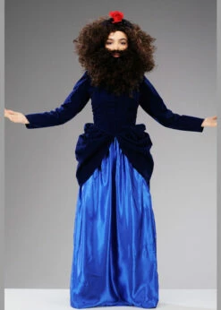 Greatest Showman Style Bearded Lady Costume 6 Greatest Showman Style Bearded Lady Costume -PartyPersona Store womens bearded lady costume black roses 01
