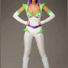 Womens Deluxe Buzz Lightyear Style Costume -PartyPersona Store womens buzz lightyear leggings costume
