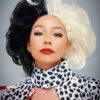 Womens Cruella Style Deluxe Evil Madame Wig 2 Womens Cruella Style Deluxe Evil Madame Wig -PartyPersona Store womens cruella de vil wig 44264