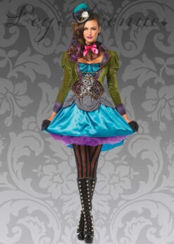 Ladies Leg Avenue Deluxe Mad Hatter Costume