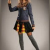 Adult Size Hermione Granger Style Printed Gryffindor Costume -PartyPersona Store womens hermione granger gryffindor costume