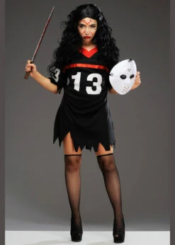Womens Halloween Jason Style Hockey Costume