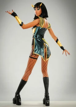 Womens Deluxe Loki Style Trickster Costume 12 Womens Deluxe Loki Style Trickster Costume -PartyPersona Store womens loki costume 87115 04