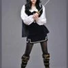Womens Blue Musketeer Lady Costume 2 Womens Blue Musketeer Lady Costume -PartyPersona Store womens musketeer costume