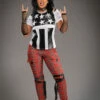 Womens 1980s Punk Rocker Costume -PartyPersona Store womens punk costume 70041