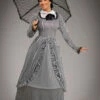 Womens Striped Victorian Lady Costume